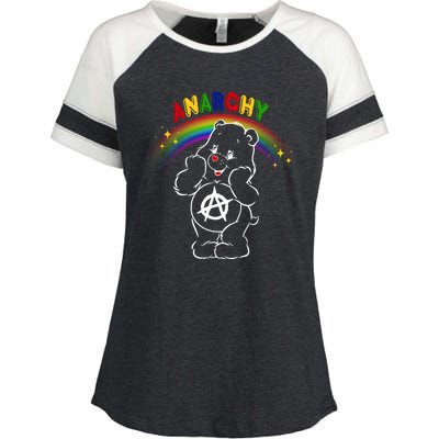 Anarchy Teddy Bear Enza Ladies Jersey Colorblock Tee