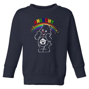 Anarchy Teddy Bear Toddler Sweatshirt