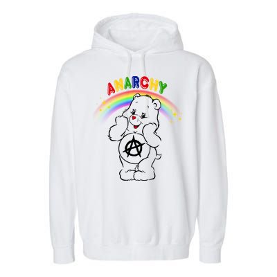Anarchy Teddy Bear Garment-Dyed Fleece Hoodie