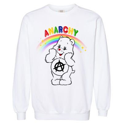 Anarchy Teddy Bear Garment-Dyed Sweatshirt