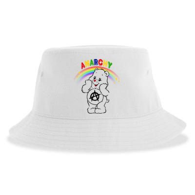 Anarchy Teddy Bear Sustainable Bucket Hat
