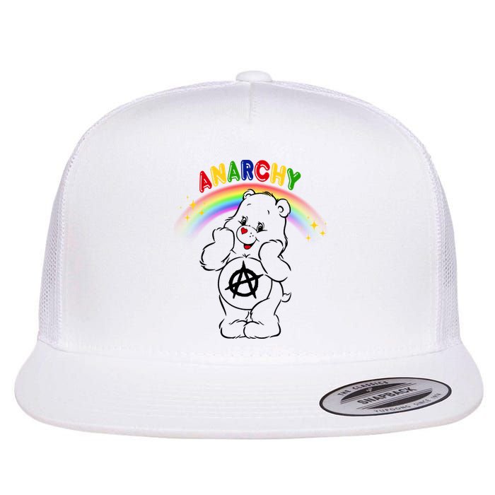 Anarchy Teddy Bear Flatbill Hat