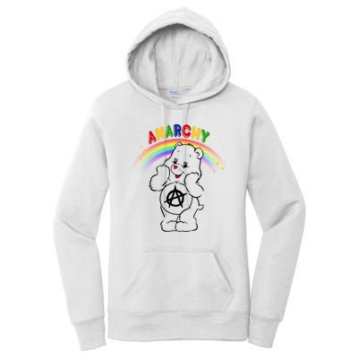 Anarchy Teddy Bear Women's Pullover Hoodie