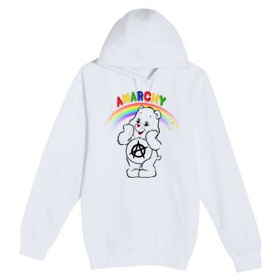 Anarchy Teddy Bear Premium Pullover Hoodie