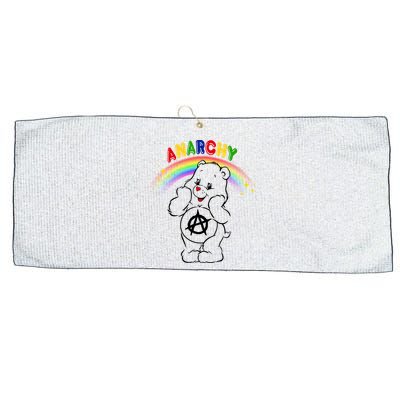 Anarchy Teddy Bear Large Microfiber Waffle Golf Towel