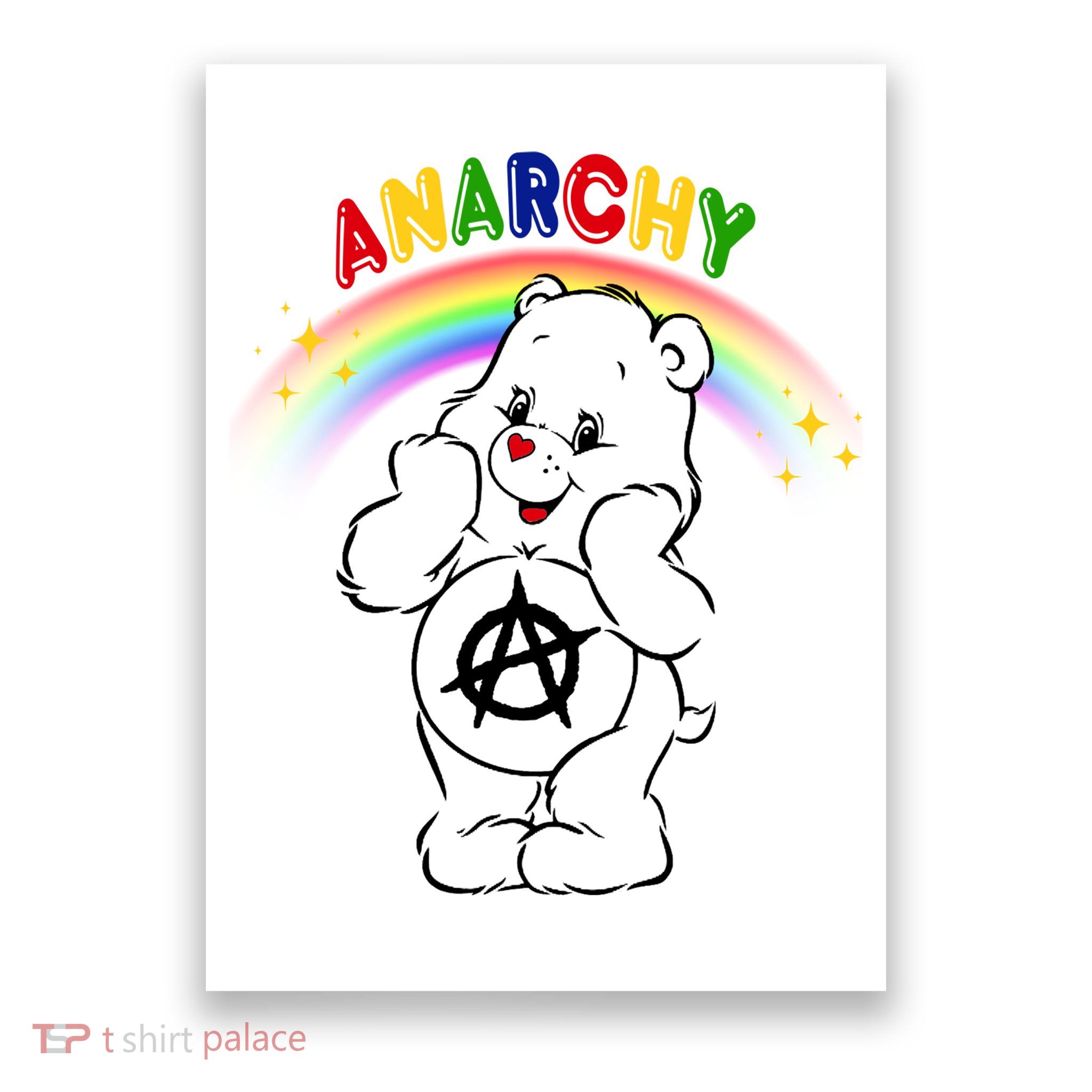 Anarchy Teddy Bear Poster