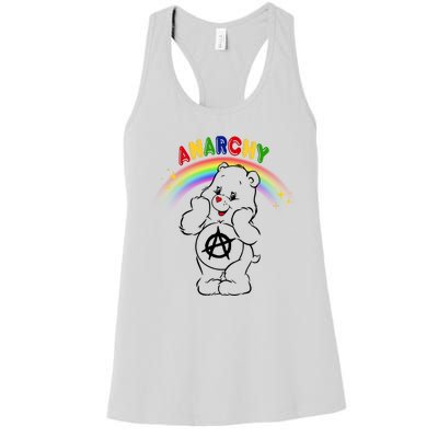 Anarchy Teddy Bear Women's Racerback Tank