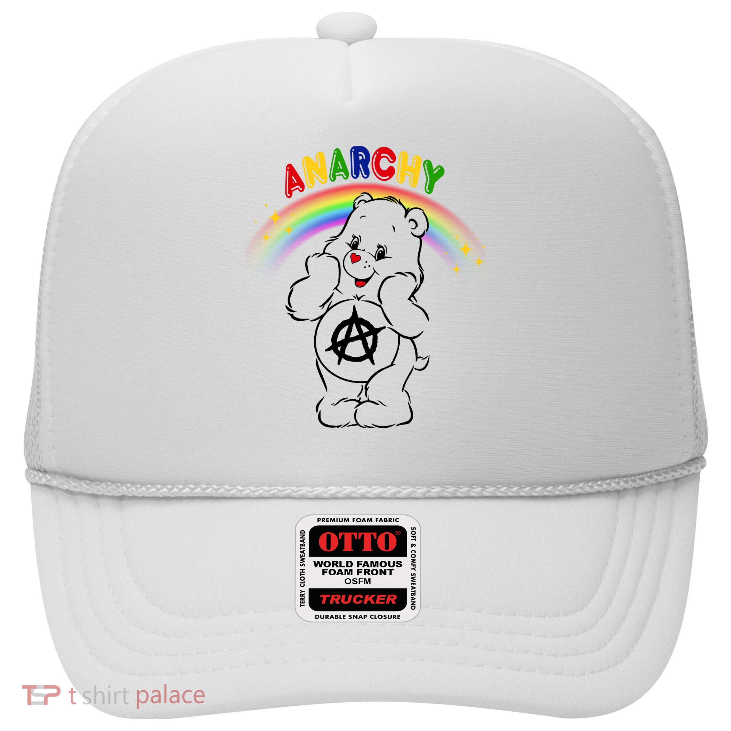 Anarchy Teddy Bear Trucker Hat