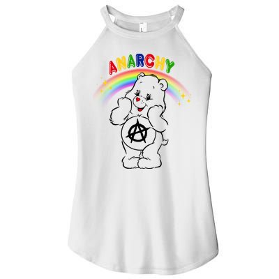 Anarchy Teddy Bear Women's Perfect Tri Rocker Tank