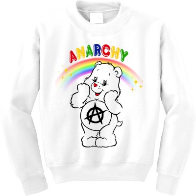 Anarchy Teddy Bear Kids Sweatshirt