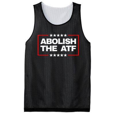 Abolish the Bureau of Alcohol Tobacco and Firearms (ATF) Mesh Reversible Basketball Jersey Tank