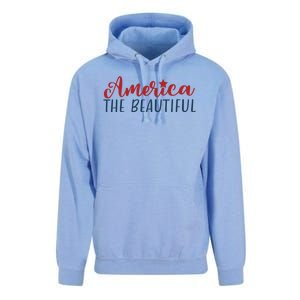 America The Beautiful 4th Of July Unisex Surf Hoodie