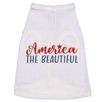 America The Beautiful 4th Of July Doggie Tank