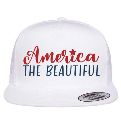 America The Beautiful 4th Of July Flatbill Hat