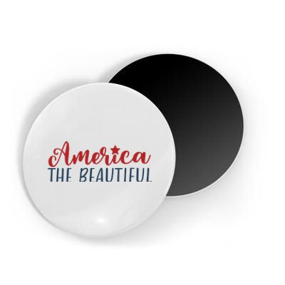 America The Beautiful 4th Of July Magnet