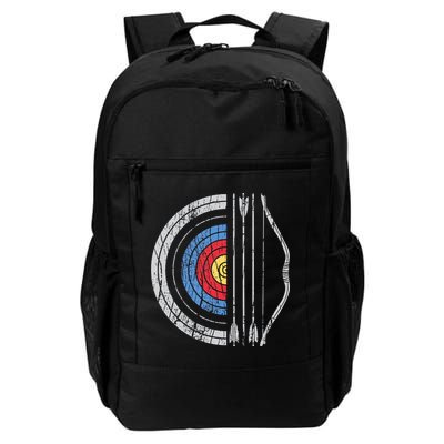 Archery Target Bow And Arrow Archer Retro Vintage Backpack