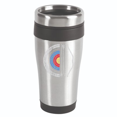 Archery Target Bow And Arrow Archer Retro Vintage 16oz Travel Tumbler