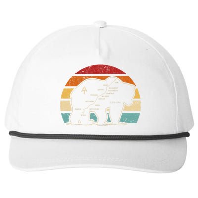 Appalachian Trail Bear Symbol Of Appalachian National Park Snapback Five-Panel Rope Hat