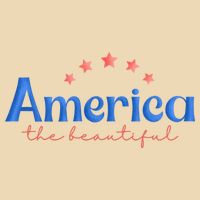 America The Beautiful 4th Of July Star Zip Tote Bag