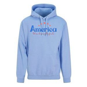 America The Beautiful 4th Of July Star Unisex Surf Hoodie