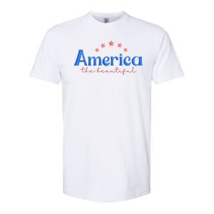 America The Beautiful 4th Of July Star Softstyle CVC T-Shirt