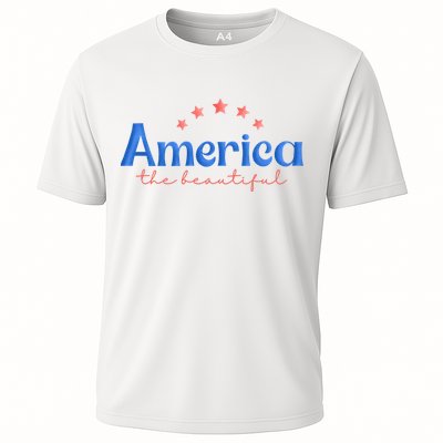 America The Beautiful 4th Of July Star Performance Shirt