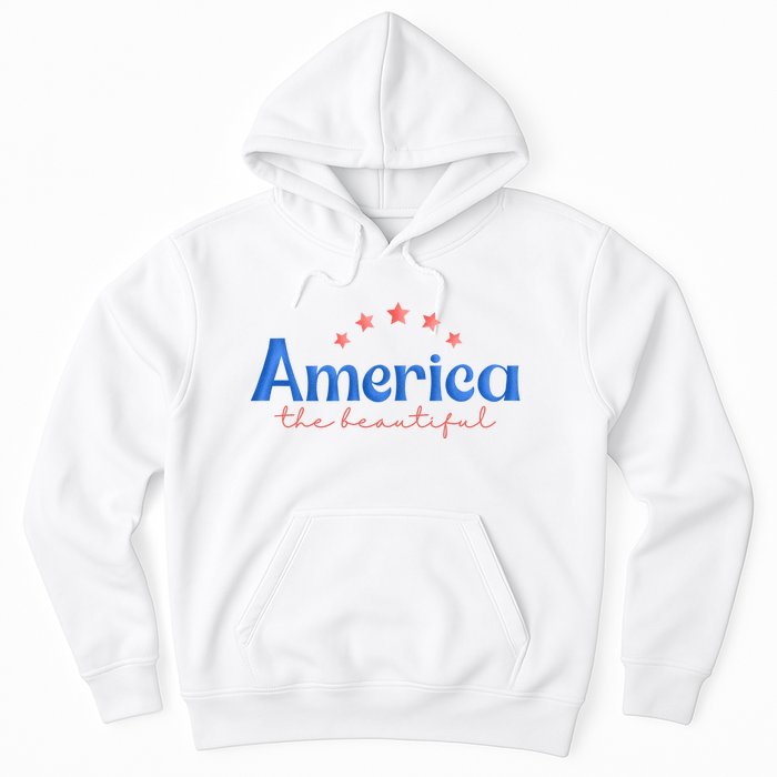 America The Beautiful 4th Of July Star Hoodie