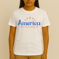 America The Beautiful 4th Of July Star T-Shirt