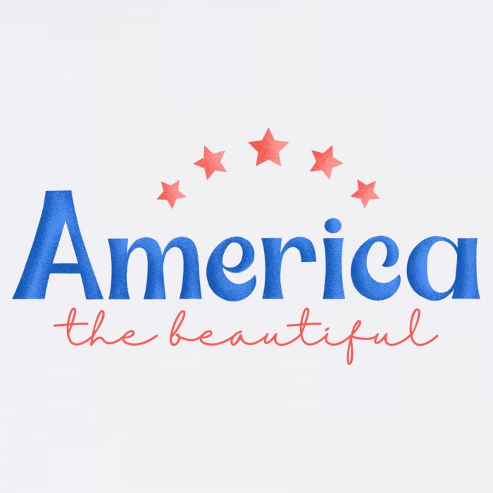 America The Beautiful 4th Of July Star T-Shirt