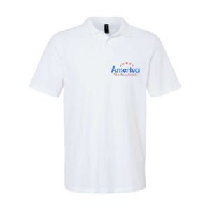 America The Beautiful 4th Of July Star Softstyle Adult Sport Polo