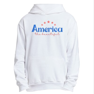 America The Beautiful 4th Of July Star Urban Pullover Hoodie