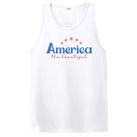 America The Beautiful 4th Of July Star PosiCharge Competitor Tank