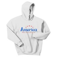 America The Beautiful 4th Of July Star Kids Hoodie