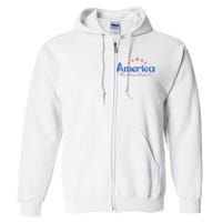 America The Beautiful 4th Of July Star Full Zip Hoodie