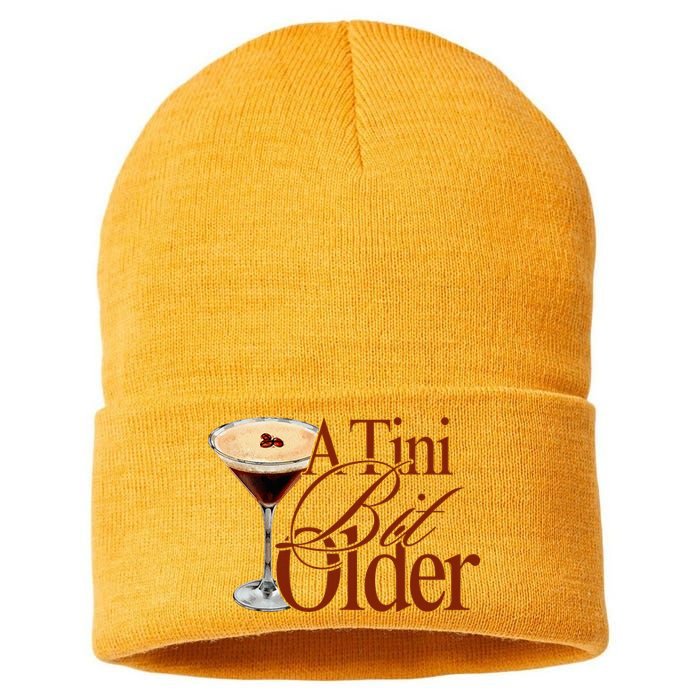 A Tini Bit Older Espresso Martini Birthday A Tiny Bit Older Sustainable Knit Beanie