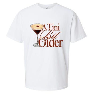 A Tini Bit Older Espresso Martini Birthday A Tiny Bit Older Sueded Cloud Jersey T-Shirt