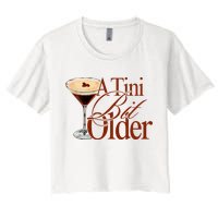 A Tini Bit Older Espresso Martini Birthday A Tiny Bit Older Crop Top