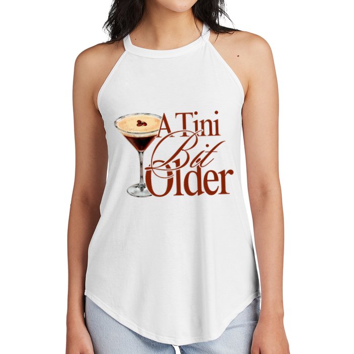A Tini Bit Older Espresso Martini Birthday A Tiny Bit Older Women's Perfect Tri Rocker Tank