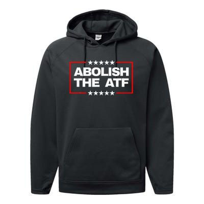 Abolish The Bureau Of Alcohol Tobacco And Firearms Performance Fleece Hoodie