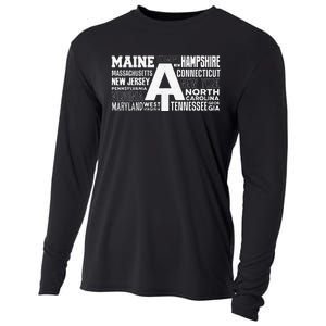 Appalachian Trail Bear Symbol Of Appalachian National Park Cooling Performance Long Sleeve Crew