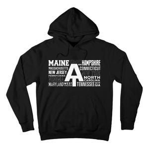 Appalachian Trail Bear Symbol Of Appalachian National Park Tall Hoodie