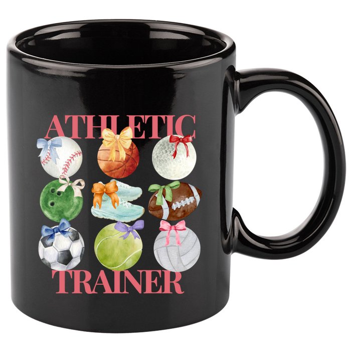 Athletic Trainer Bow Sports 11oz C Handle Ceramic Mug