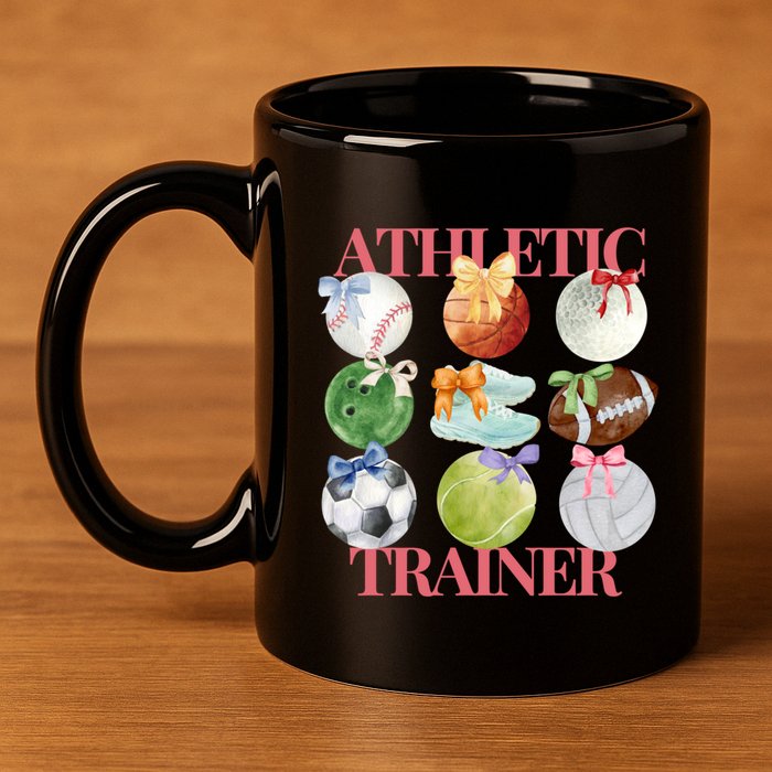 Athletic Trainer Bow Sports 11oz C Handle Ceramic Mug