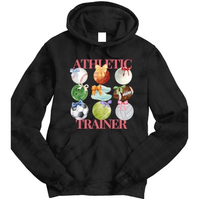 Athletic Trainer Bow Sports Tie Dye Hoodie