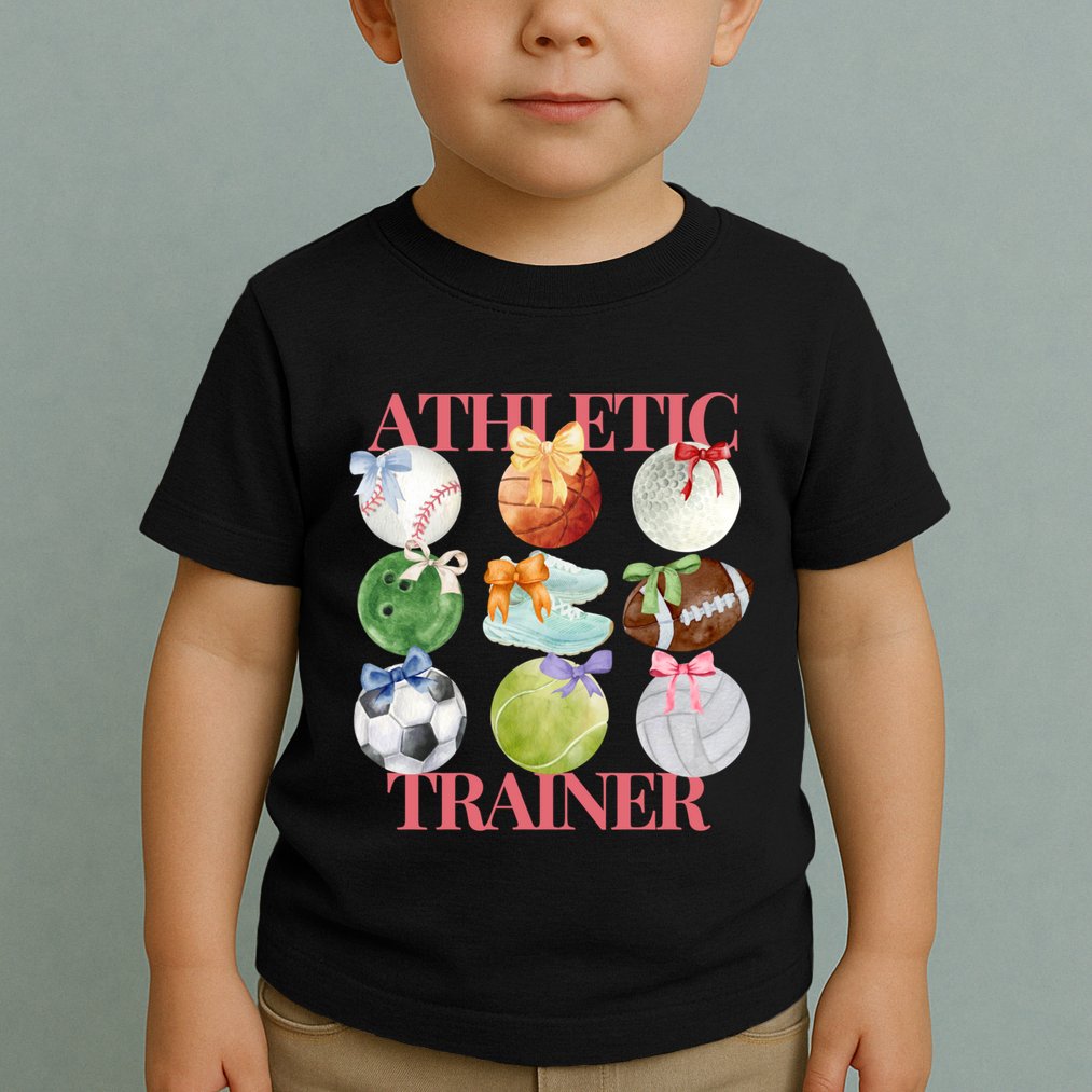 Athletic Trainer Bow Sports Toddler T-Shirt