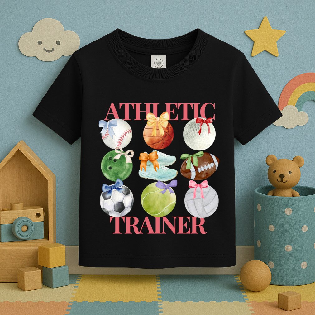 Athletic Trainer Bow Sports Toddler T-Shirt