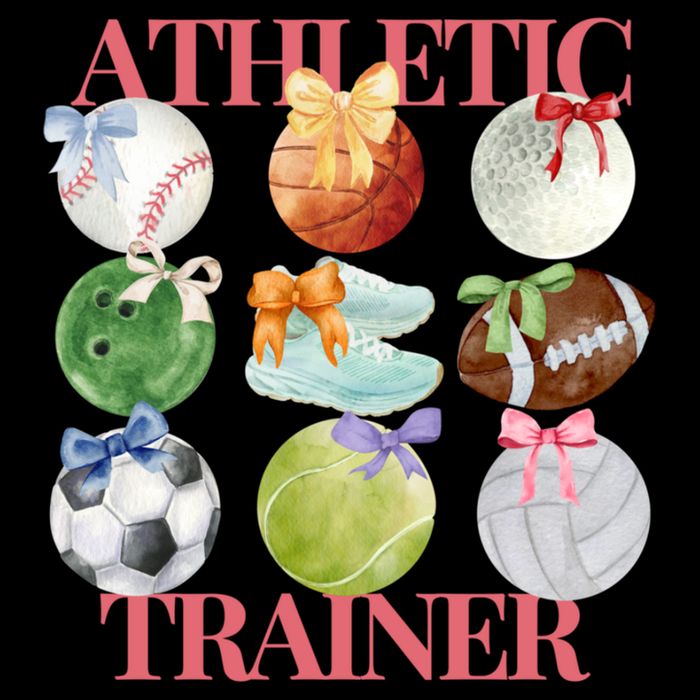 Athletic Trainer Bow Sports Toddler T-Shirt