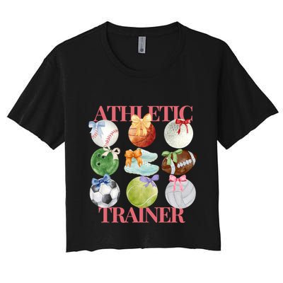 Athletic Trainer Bow Sports Crop Top