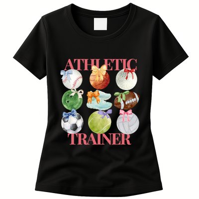 Athletic Trainer Bow Sports Womens T-Shirt