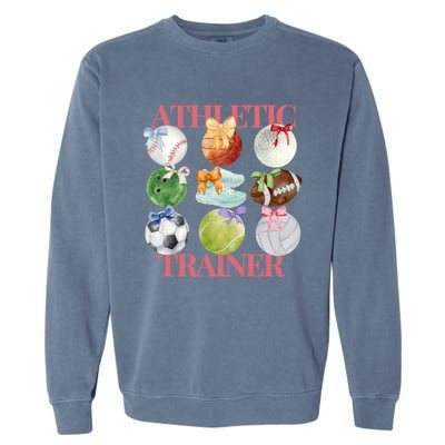 Athletic Trainer Bow Sports Garment-Dyed Sweatshirt